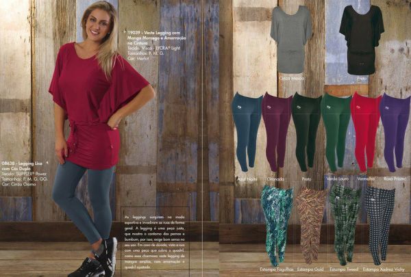 08638 - CALÇA LEGGING LISA CÓS DUPLO